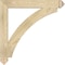 Ekena Millwork Thorton Arts & Crafts Rough Sawn Bracket, Douglas Fir, 4"W x 34"D x 34"H BKT04X34X34THR03RDF - alternate 4